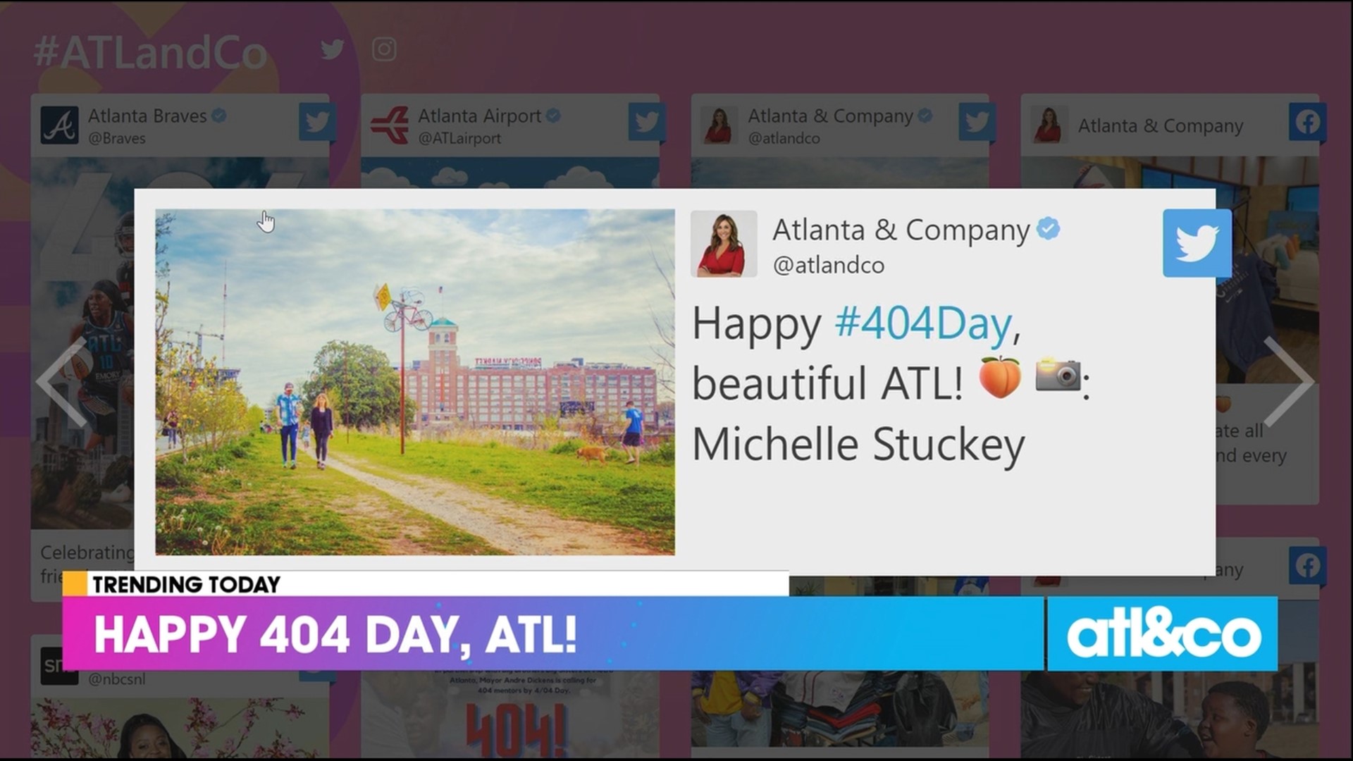 Let's celebrate the unique culture, fierce sports teams, and all that is good and great about Atlanta on this 404 Day.