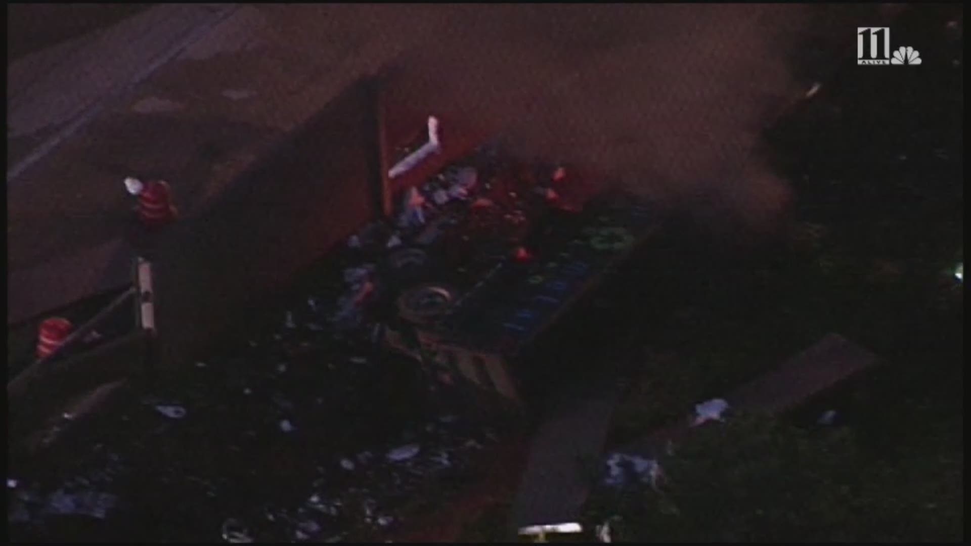 Tractortrailer explosion leaves driver in critical, blocks northbound I75 traffic