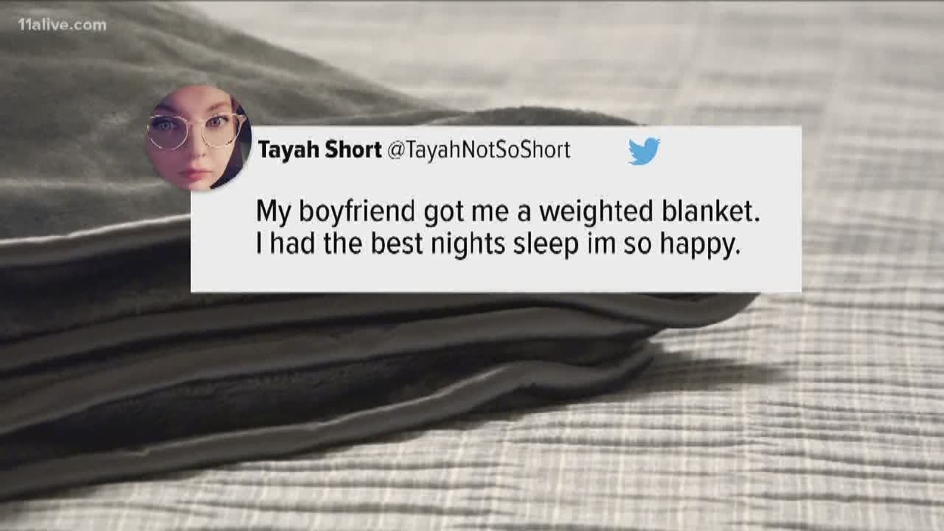A weighted blanket could be the key to a beautiful night of sleep...or maybe not.