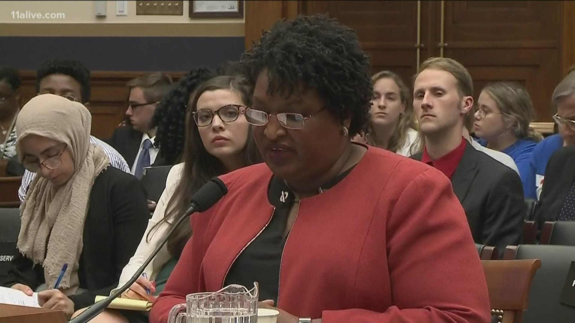 She spoke to a House panel in Washington about changes to the Voting Rights Act brought by a Supreme Court decision.