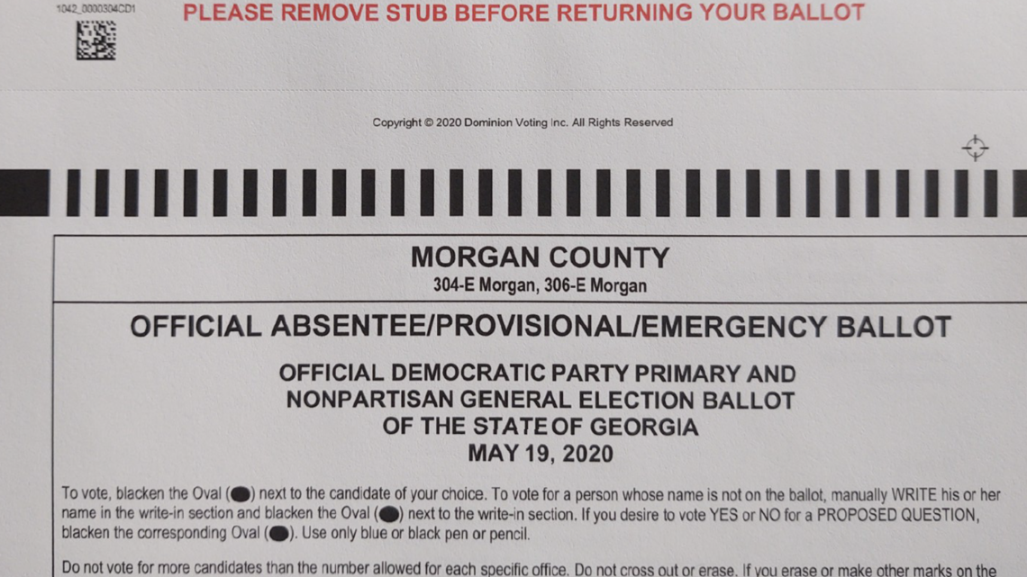Wrong date on Georgia absentee ballot, precinct closed | COVID-19 ...