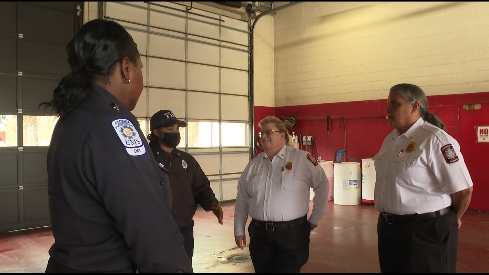 Nationally, only 4% of firefighters are women. About 10% of firefighters in South Fulton are female.