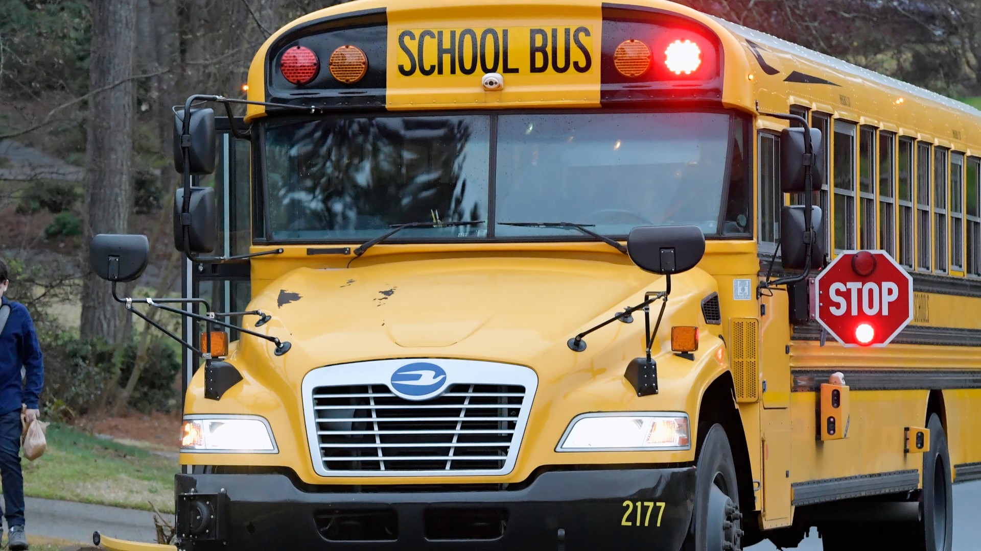 Last year, more than 9,000 drivers passed school buses that were stopped with red lights flashing in the county.