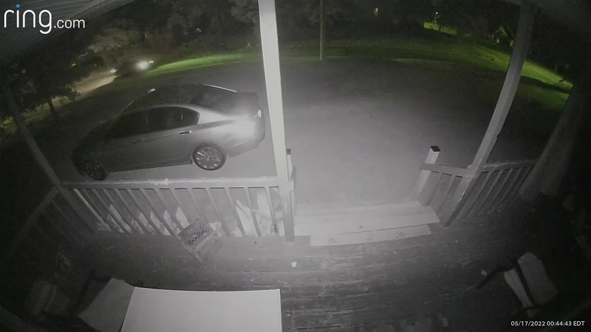 Griffin, Georgia Police are now searching for the car pictured in the surveillance video.