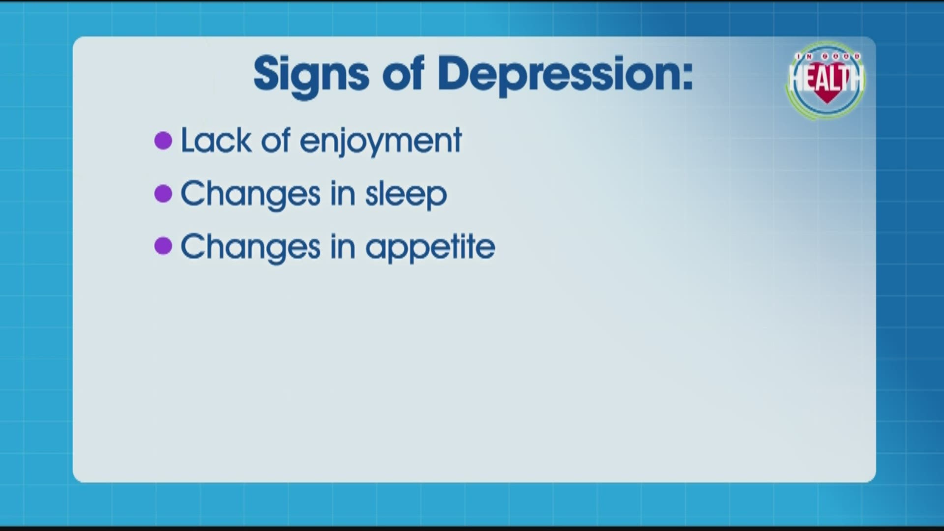Dr. Sujatha Reddy talks about depression symptoms on 'Atlanta & Company'