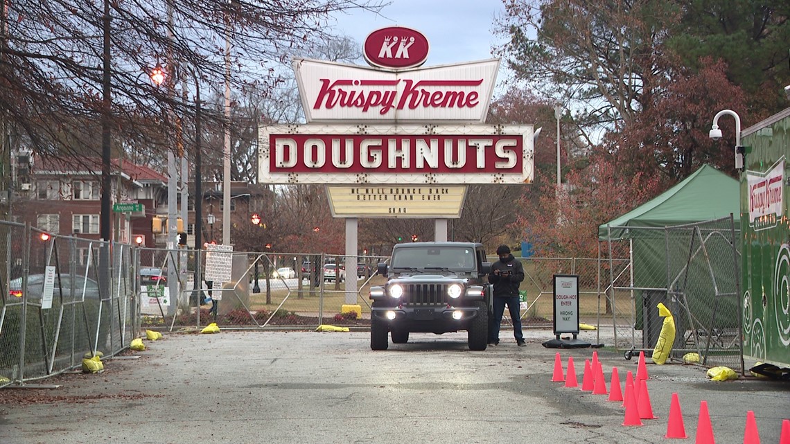 Krispy Kreme Pop Up Shop On Ponce In Atlanta Where Fire Happened ...