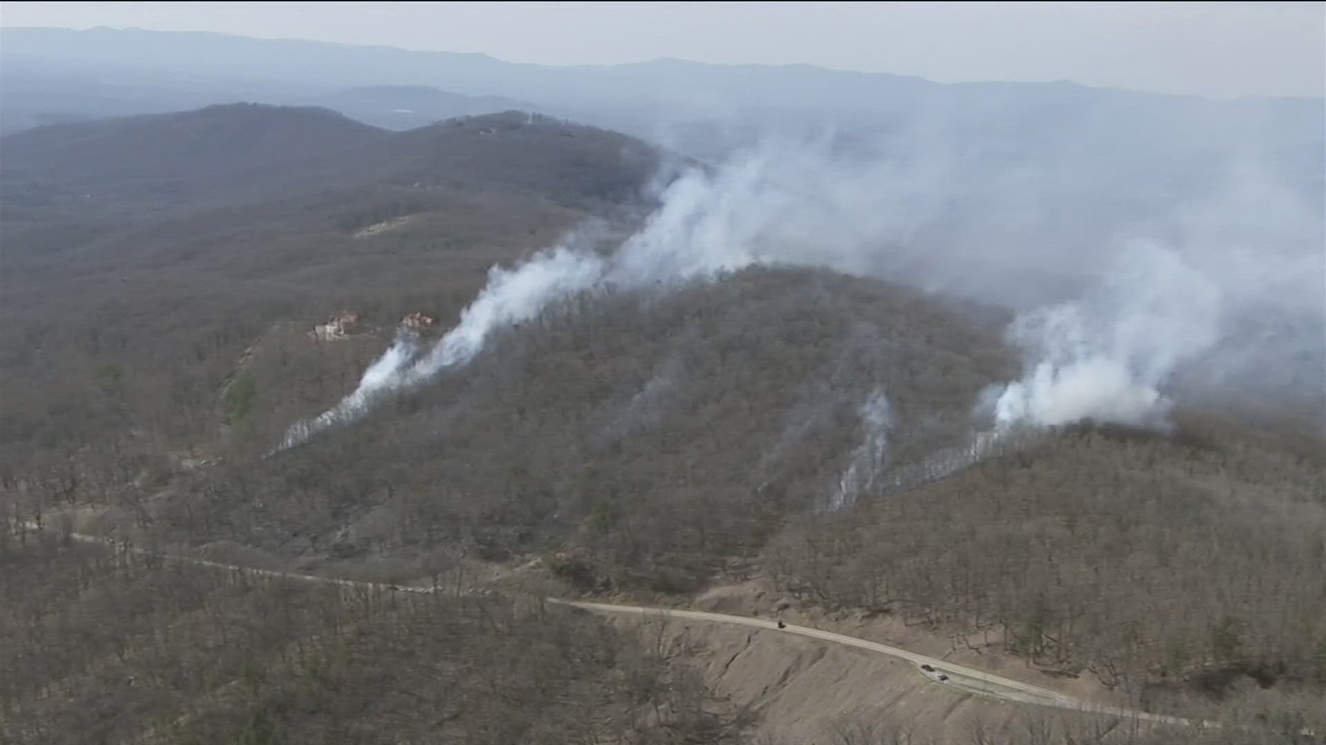 Crews work to extinguish Pickens County wildfire | 11alive.com