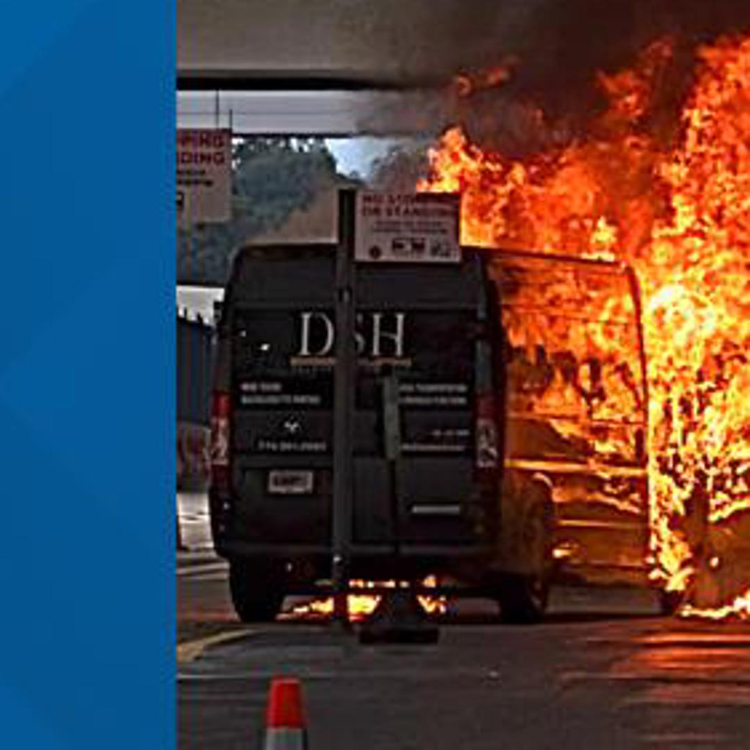 Car catches fire at Hartsfield-Jackson Atlanta airport | 11alive.com