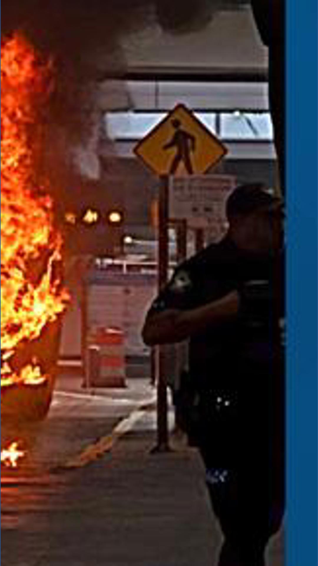 Car catches fire at Hartsfield-Jackson Atlanta airport | 11alive.com