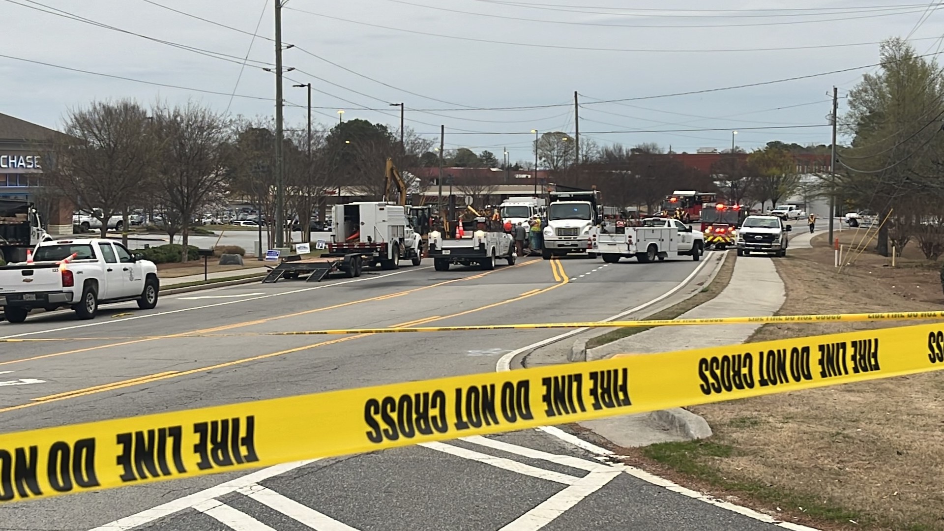 The gas leak happened on Sunday, March 17. The road has since reopened.