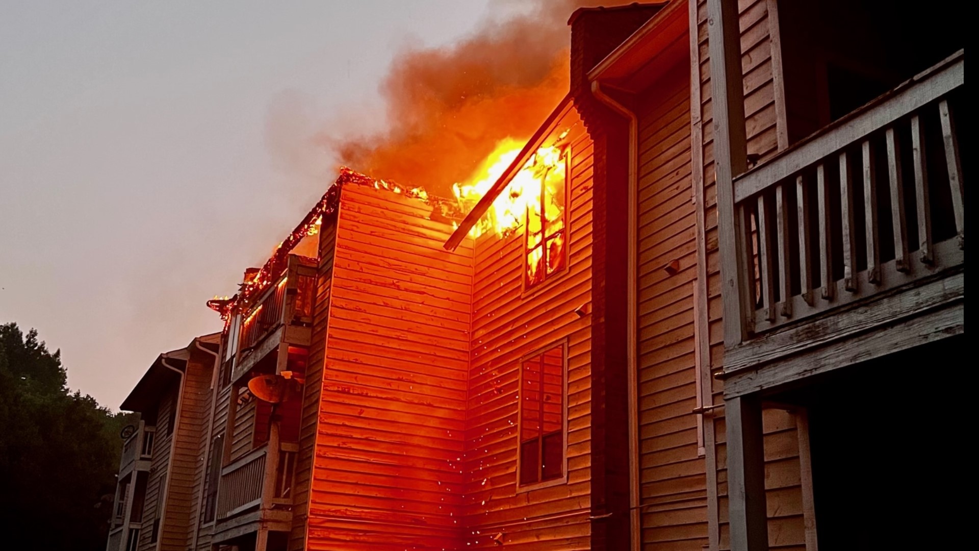 No one was hurt. It happened at the Walden Pond Apartments on Bells Ferry Road just around 5:45 a.m.