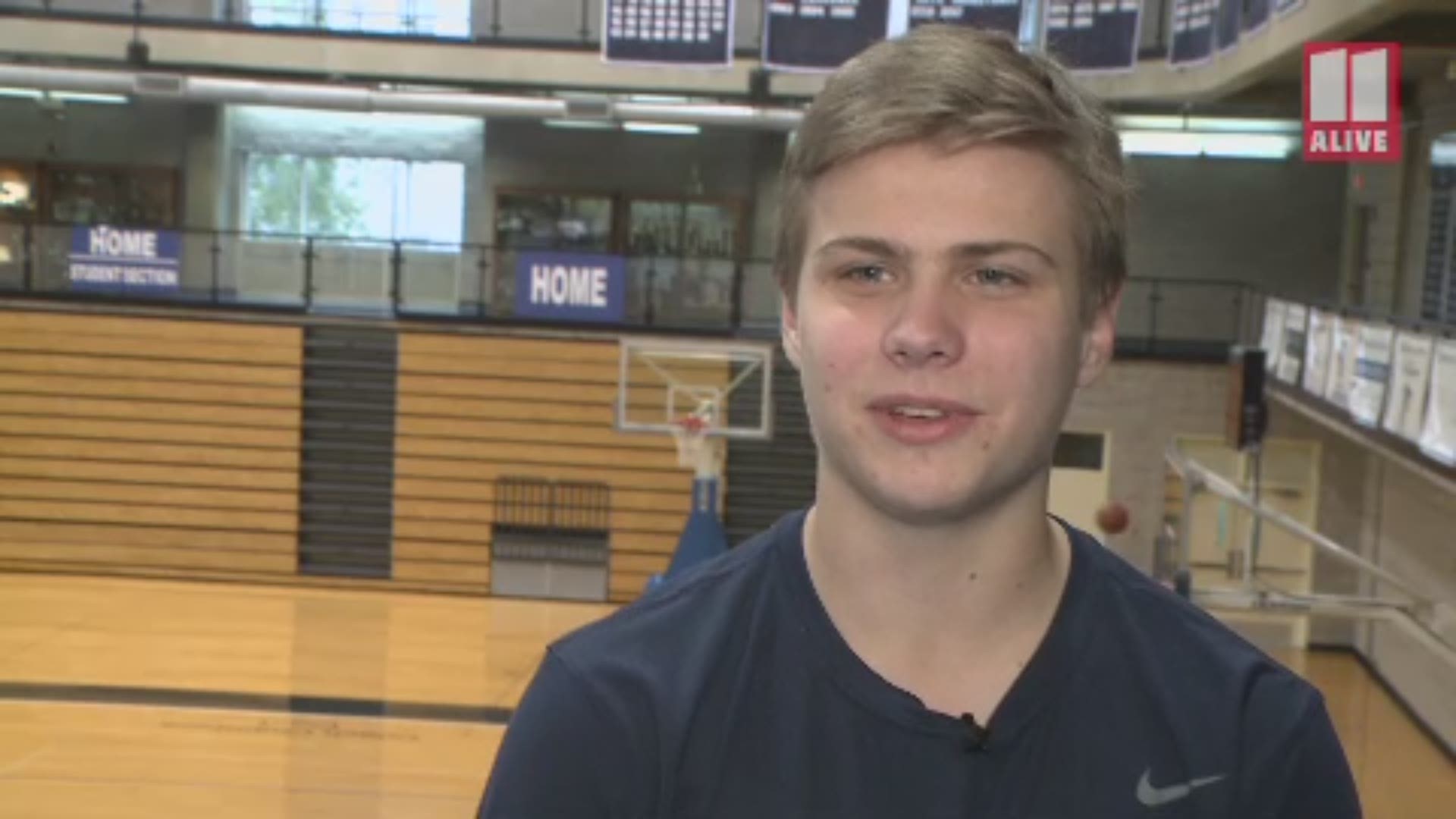 High school basketball team manager says he's grateful after video goes