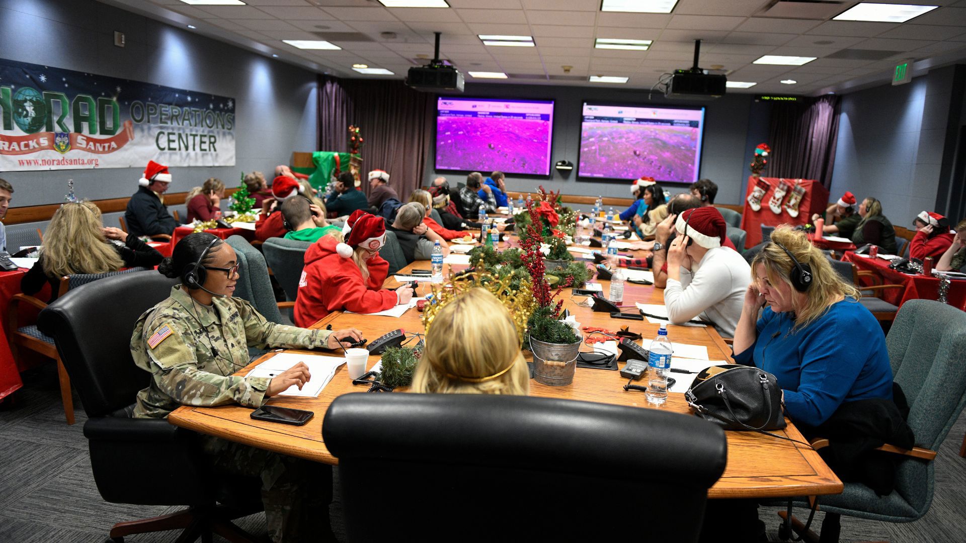 NORAD’s Santa Tracker delights Georgia families with real-time updates on Santa’s flight using advanced technology.