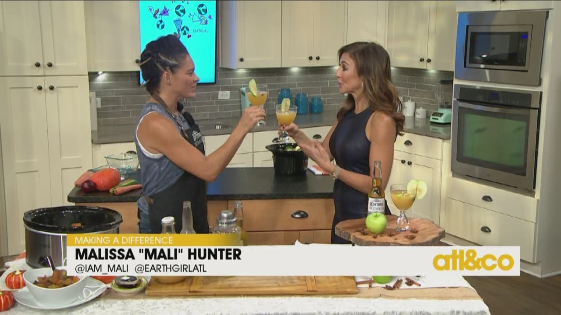 Grammy-nominated producer and chef Mali Hunter previews the Earth Girl Festival on 'Atlanta & Company'