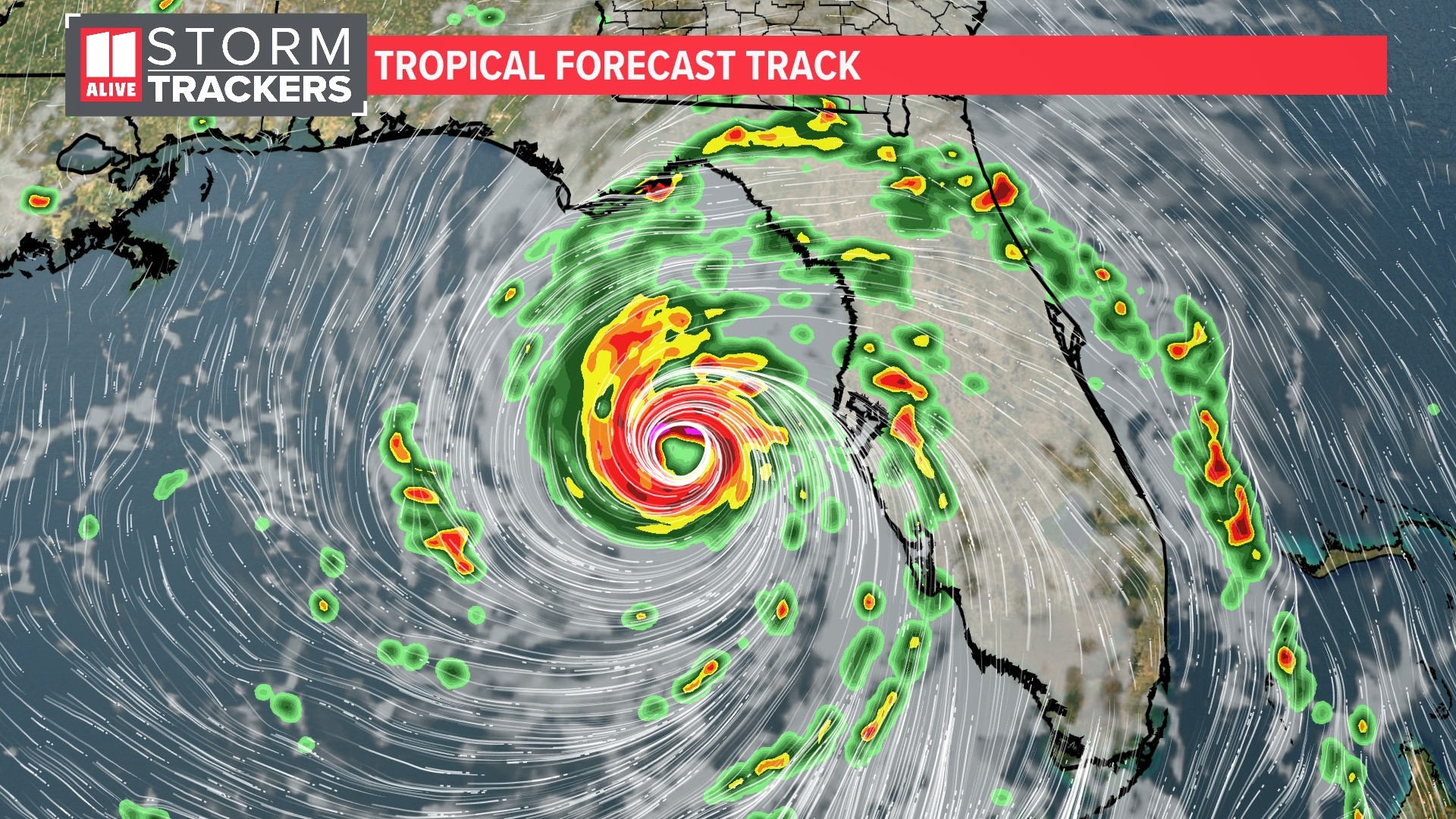 The storm is forecast to make landfall Wednesday