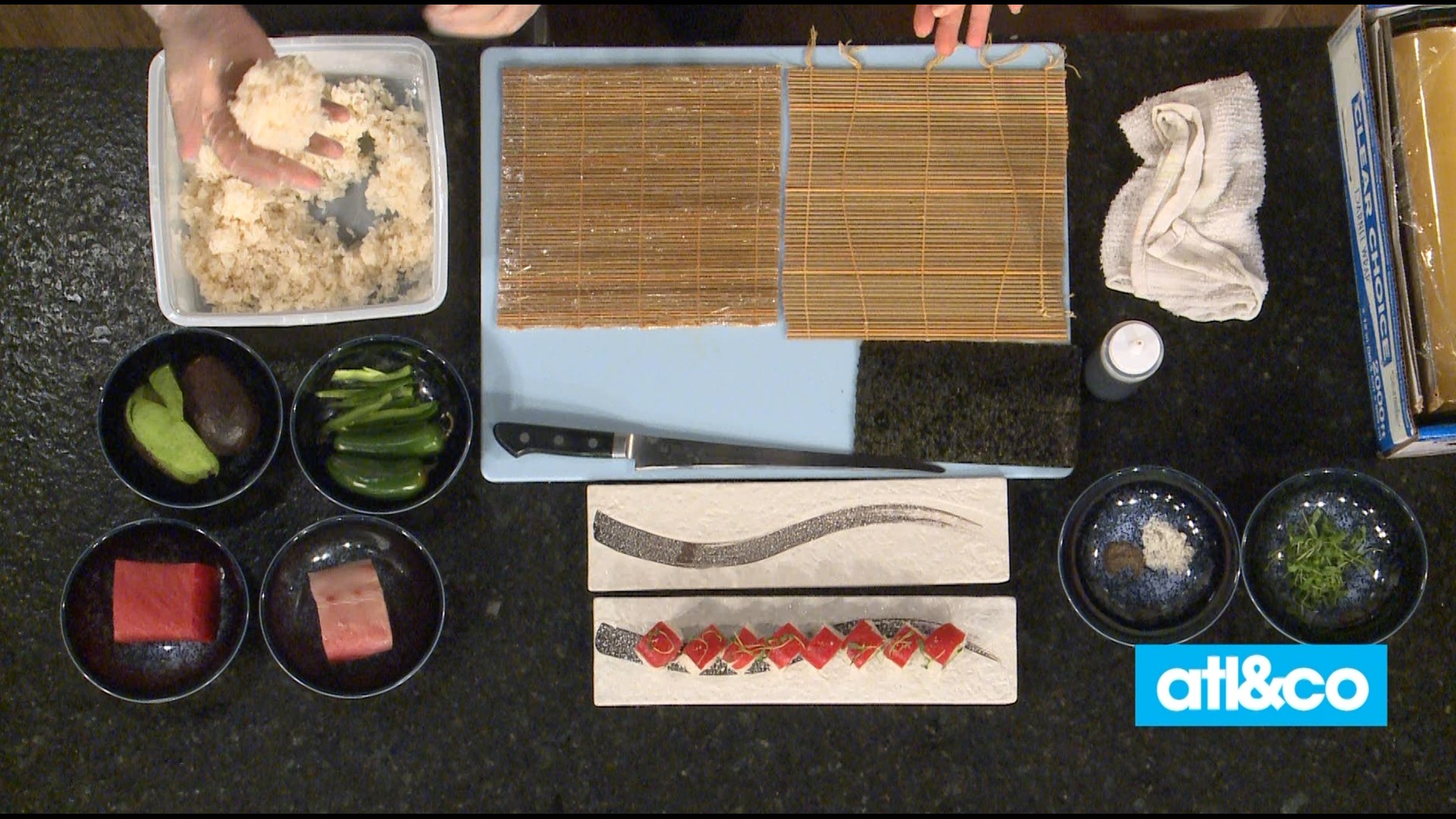 Chef Michael gives us an at home sushi lesson this morning!