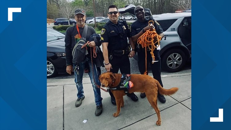 Heartwarming donation: Dunwoody Police receive leashes to help furry friends in need