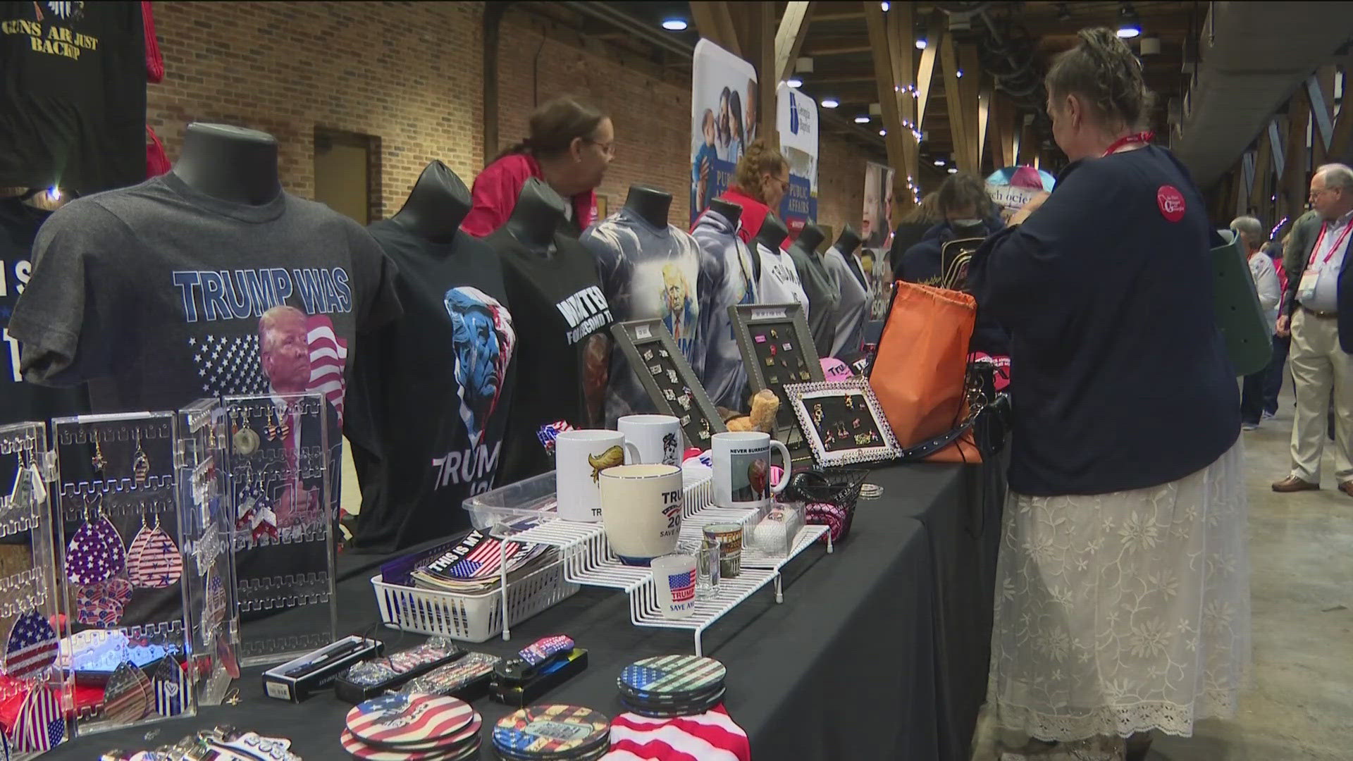 Georgia's Republican Convention kicked off on Friday. The event overlaps with a visit to Atlanta from Democratic President Joe Biden this weekend.