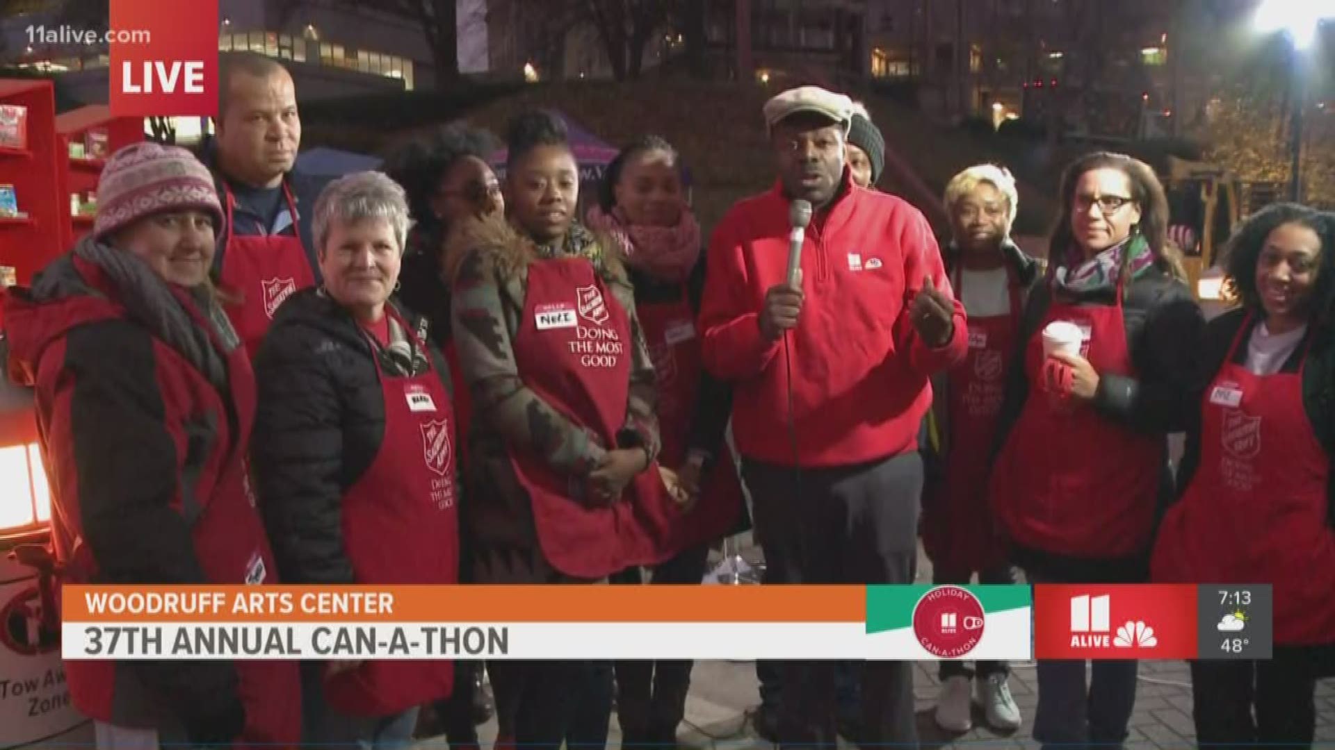 Today is the 37th annual Can-A-Thon! We're looking to collect 300,000 cans today!