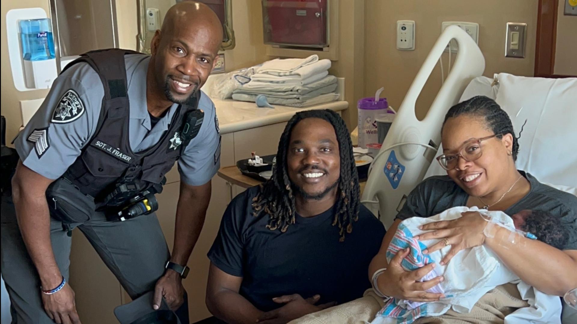Shorif Laber Cobb County sheriff's sergeant helps woman in labor reach hospital for ...