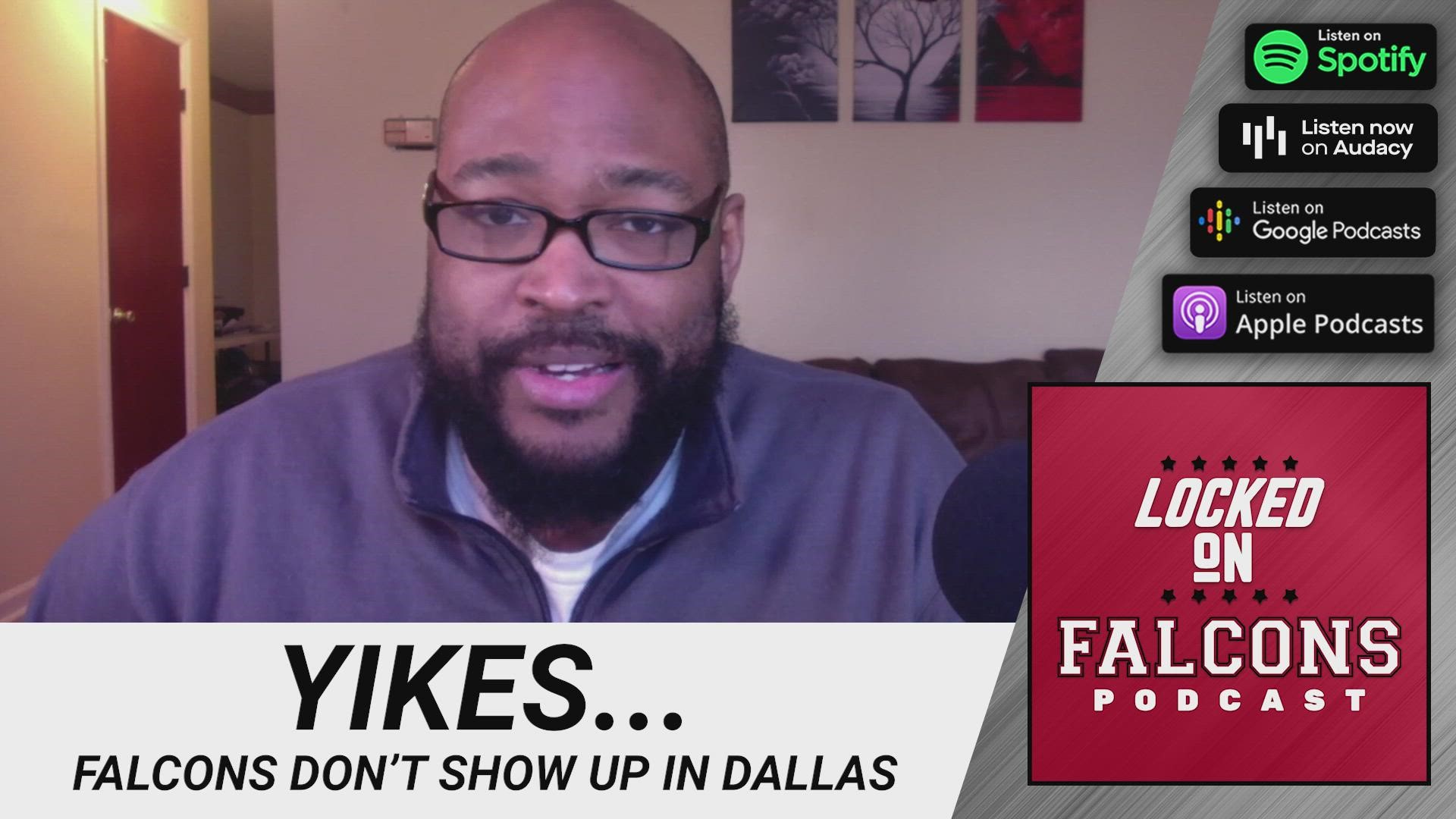 The Atlanta Falcons lost 43-3 to the Dallas Cowboys on Sunday.