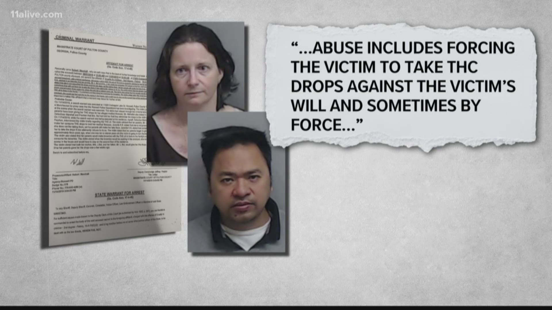 The mother is also accused of lying to get more pain medications for the victim.