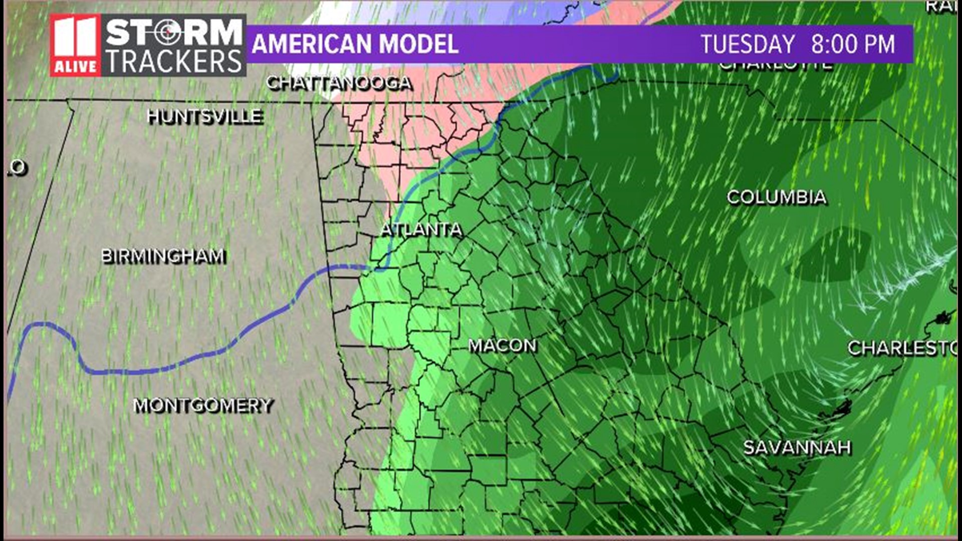 Will it snow in A few flurries possible