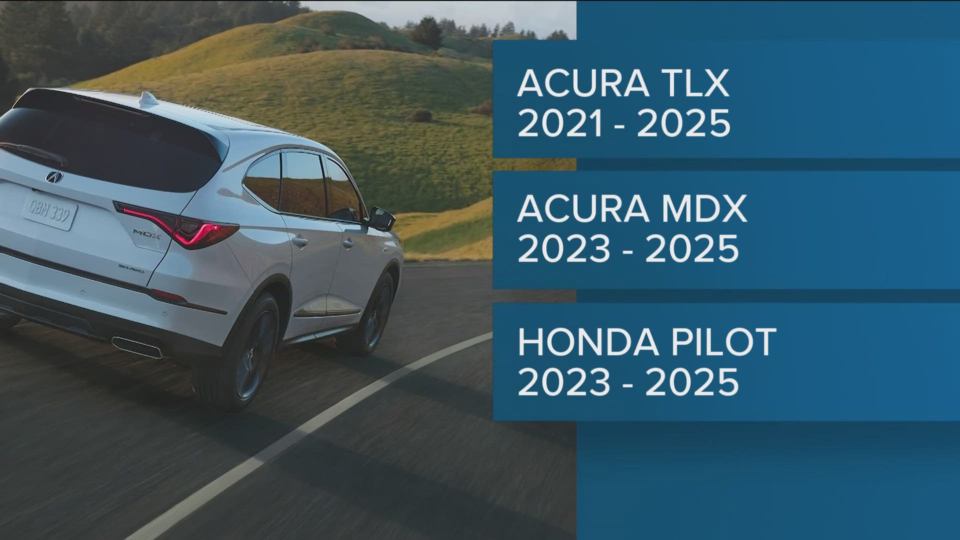 More than 250,000 Honda and Acura vehicles are being recalled because of an issue with the brake pedal. Here's what to know. 