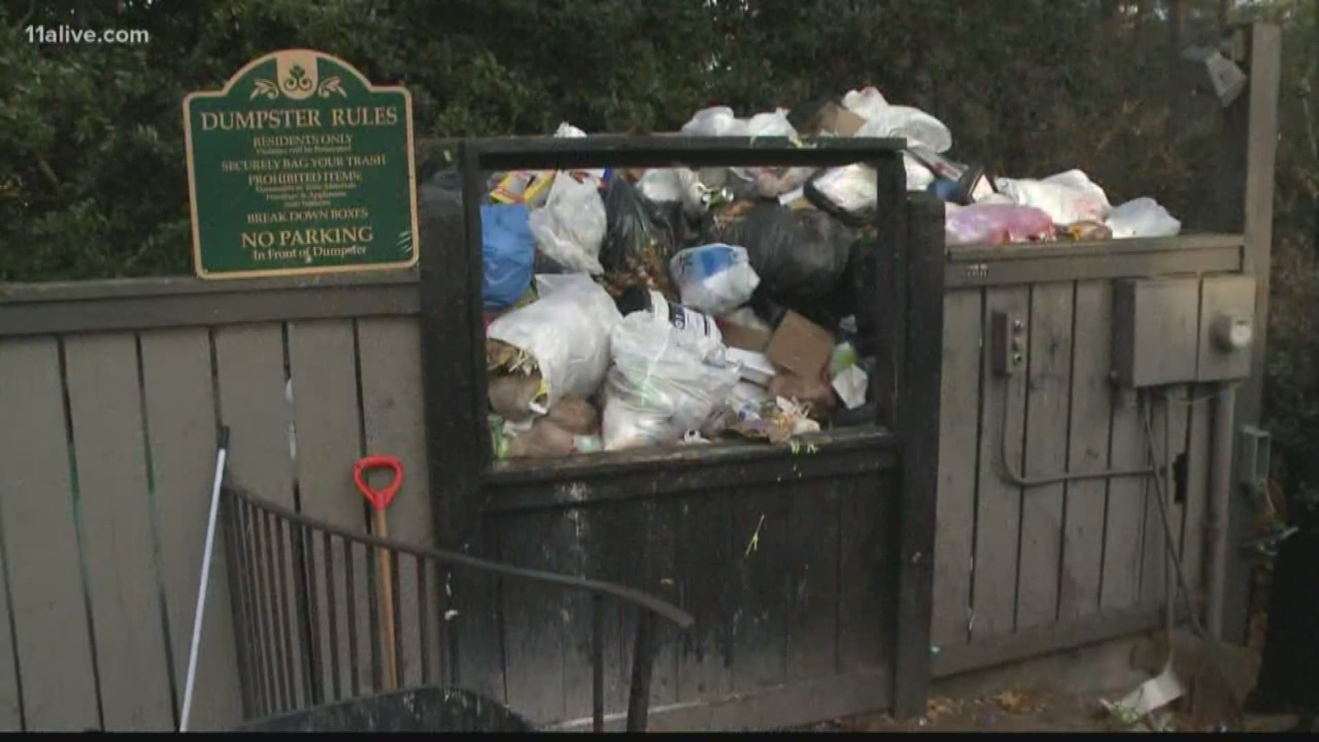 Residents of an apartment complex in a Gwinnett County city are hoping for a speedy resolution to what's become a smelly - and unsanitary - situation.