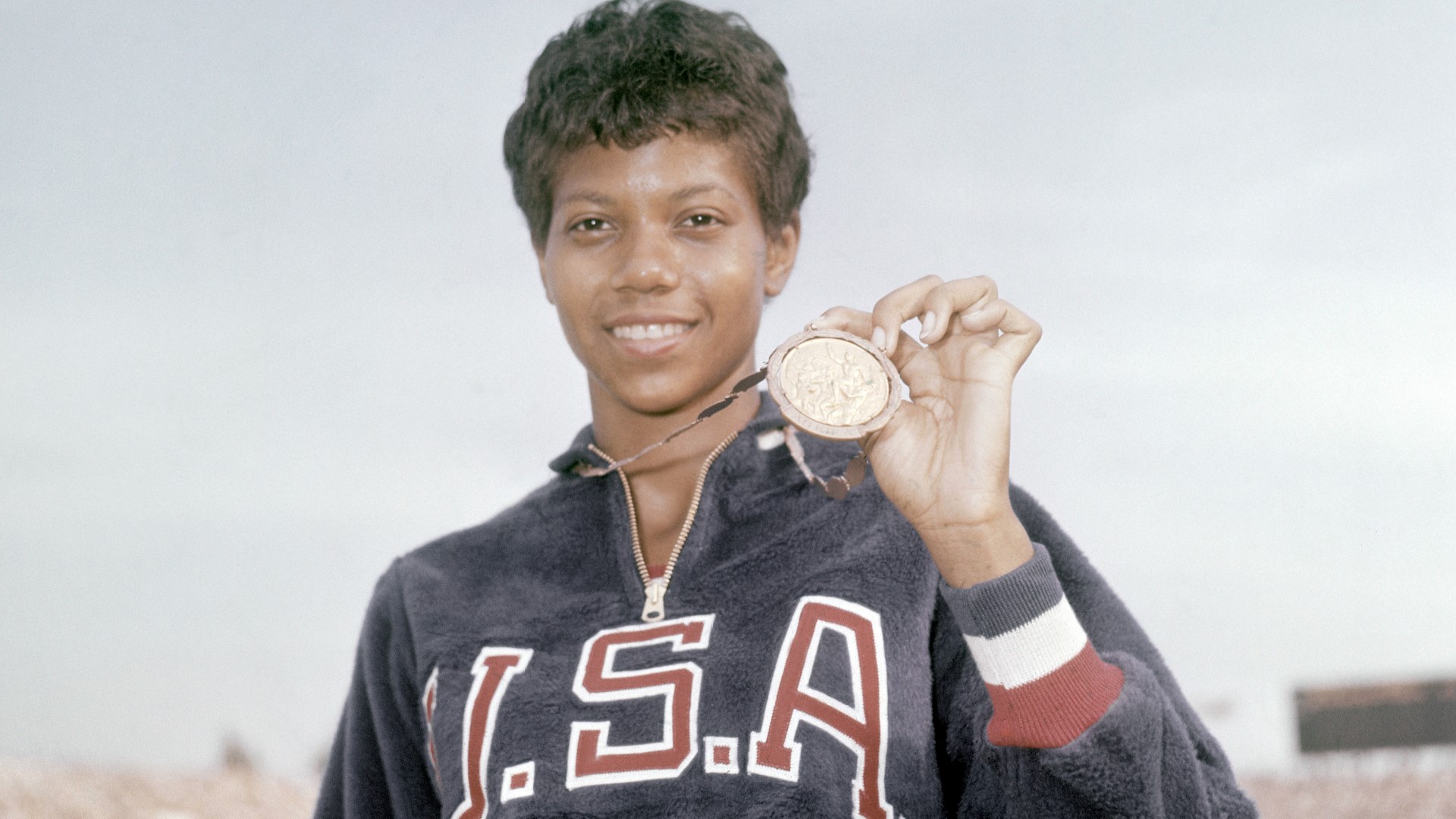 Wilma Rudolph set a world record and won gold in the 100-meter and 200-meter sprints, and the 4X100 meter relay in the 1960 Olympic Games in Rome, Italy.