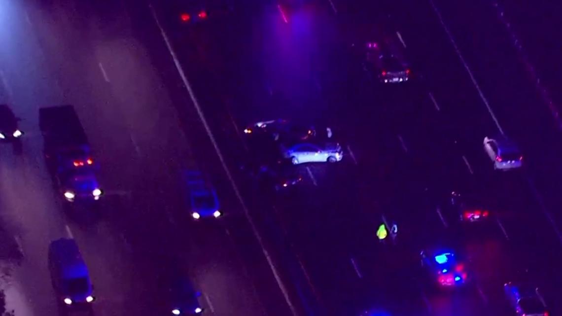 I 285 traffic wreck blocks lanes after GA-400 | 11alive.com