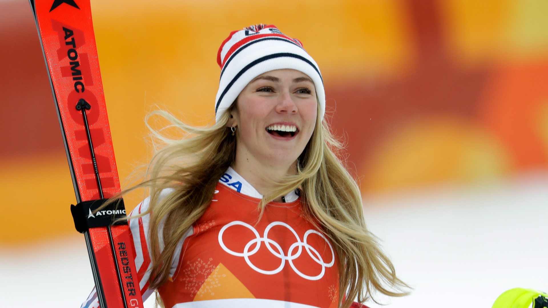 The pro skier is an American two-time Olympic Gold Medalist.