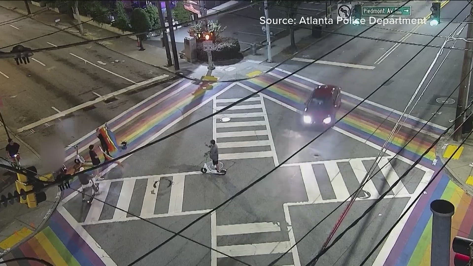 Hate crime charge pending after Pride flags slashed in Midtown; parent ...