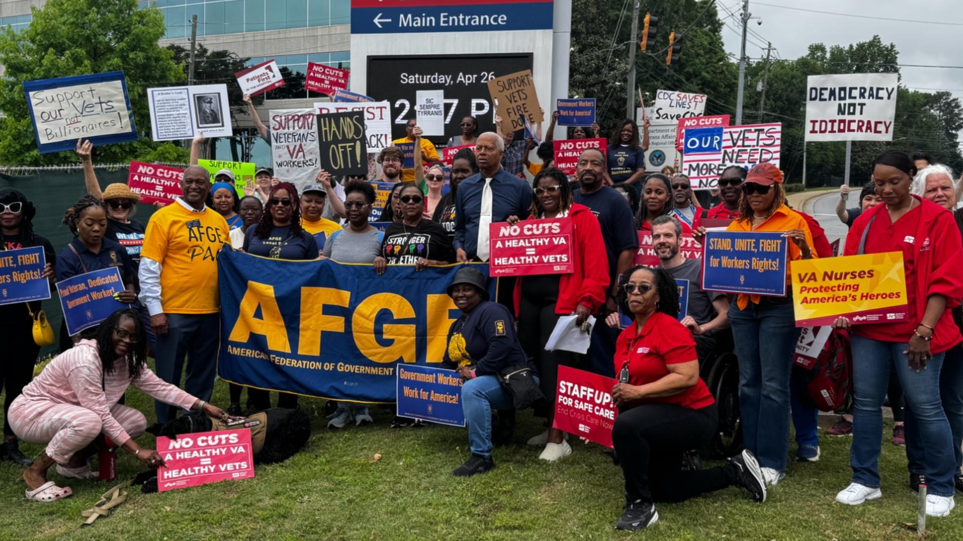 Hands Off VA protest in Atlanta on Saturday April 26 | 11alive.com