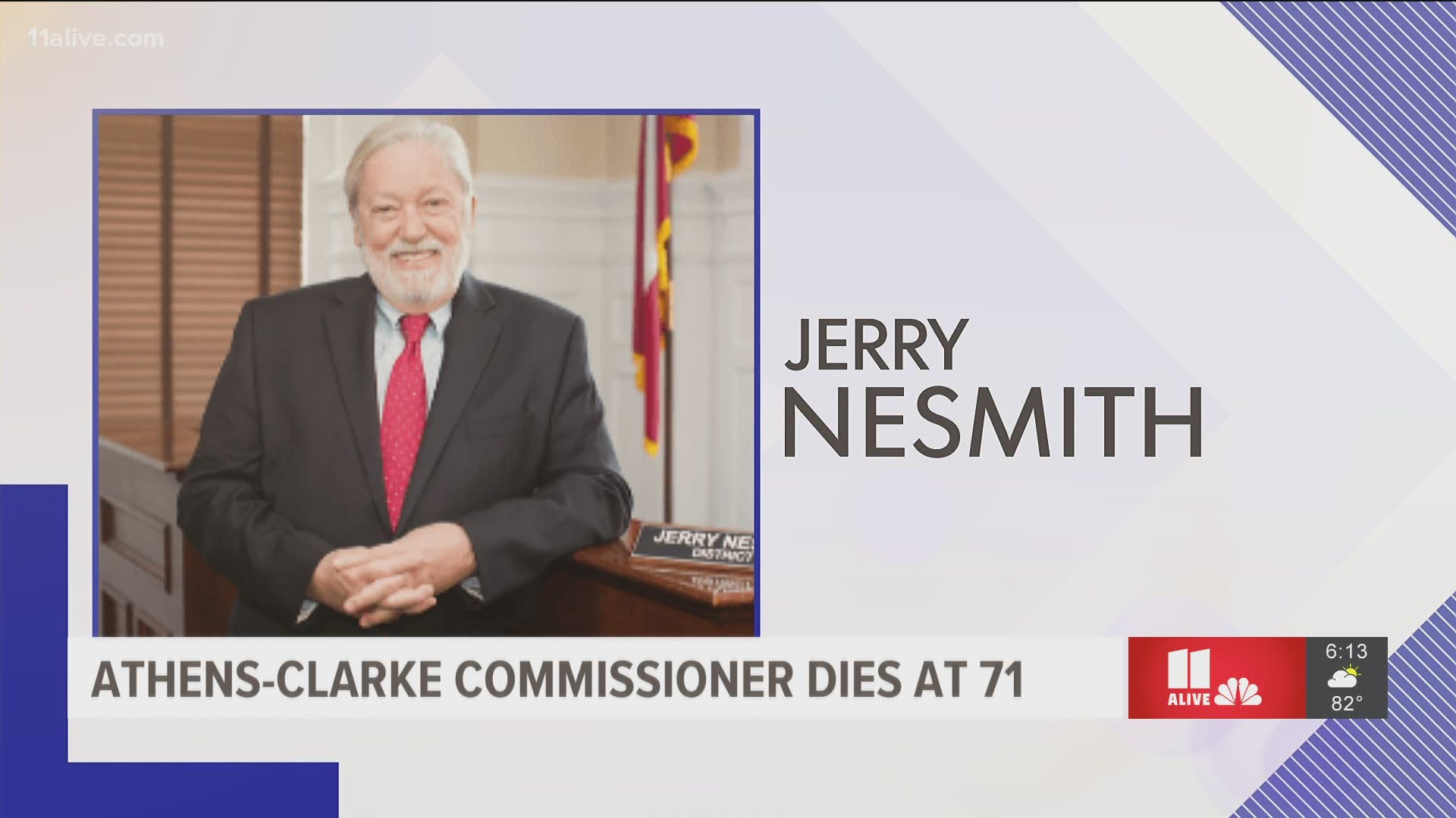 Jerry NeSmith had a long history of service in both Athens and Atlanta