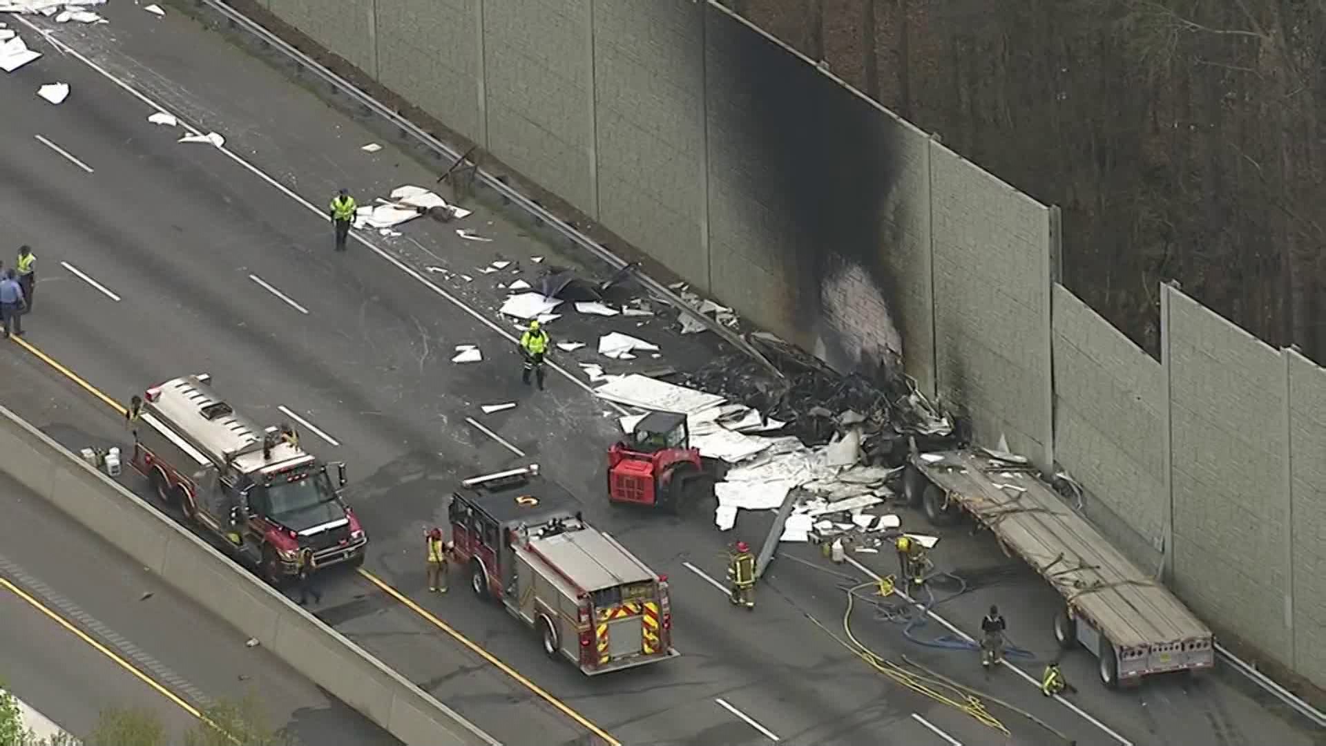 Atlanta traffic: All lanes blocked on I 85 South Gwinnett County ...