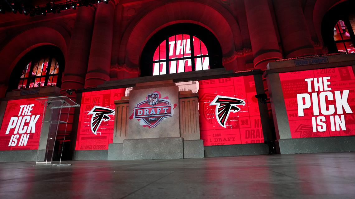 Where do Falcons pick in NFL Draft?