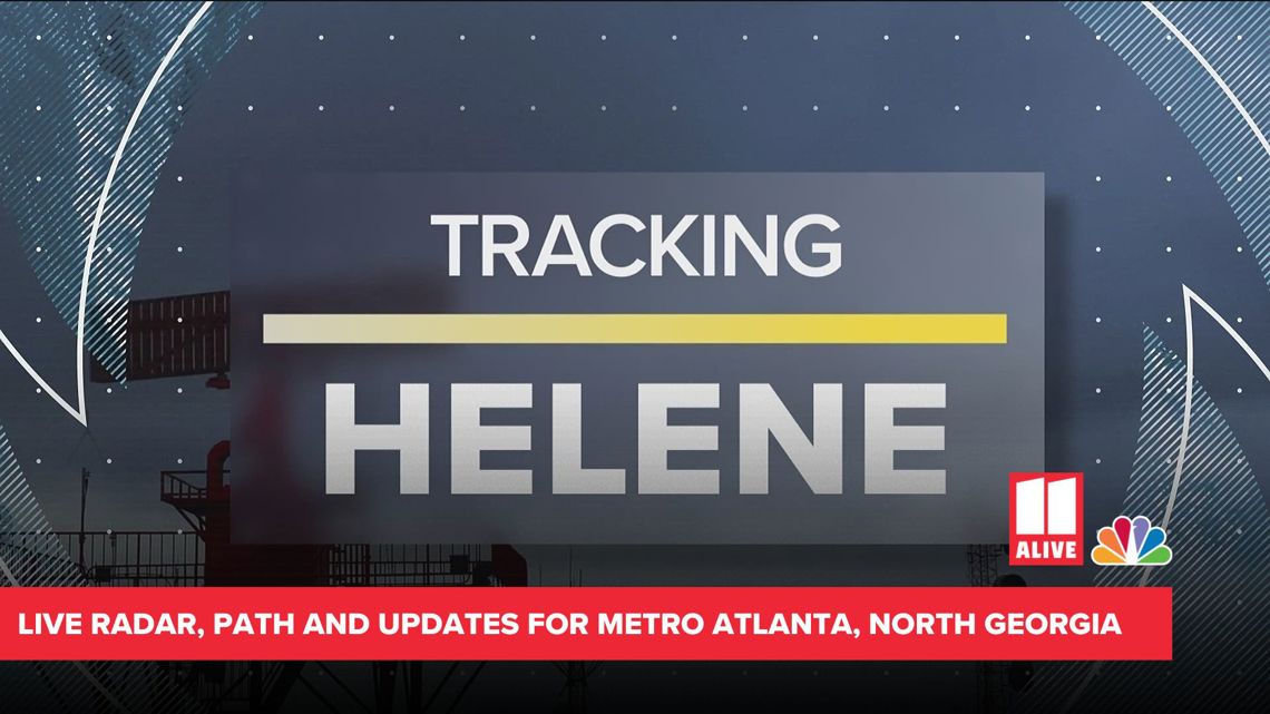 Live Hurricane Helene tracking Path, radar