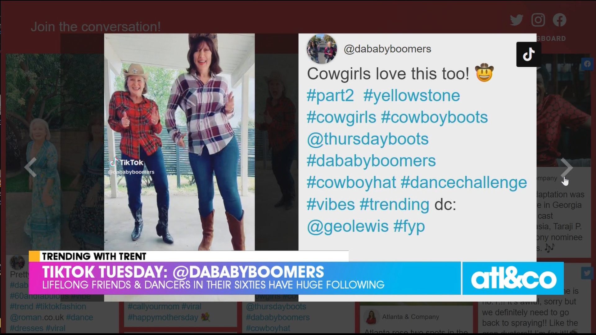 Lifelong friends and professional dancers Beth and Cheryl have over half a million followers on TikTok, posting their fierce talents.