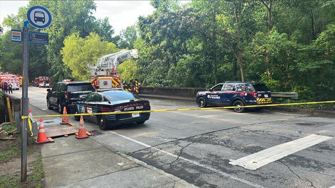 Person found dead during water rescue on Woodward Way in Atlanta, police say