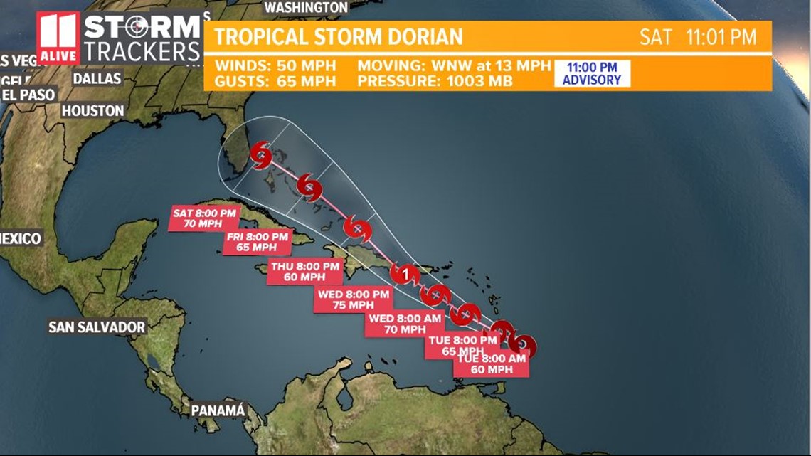 Tracking Dorian Spaghetti Models Tracking Maps And More
