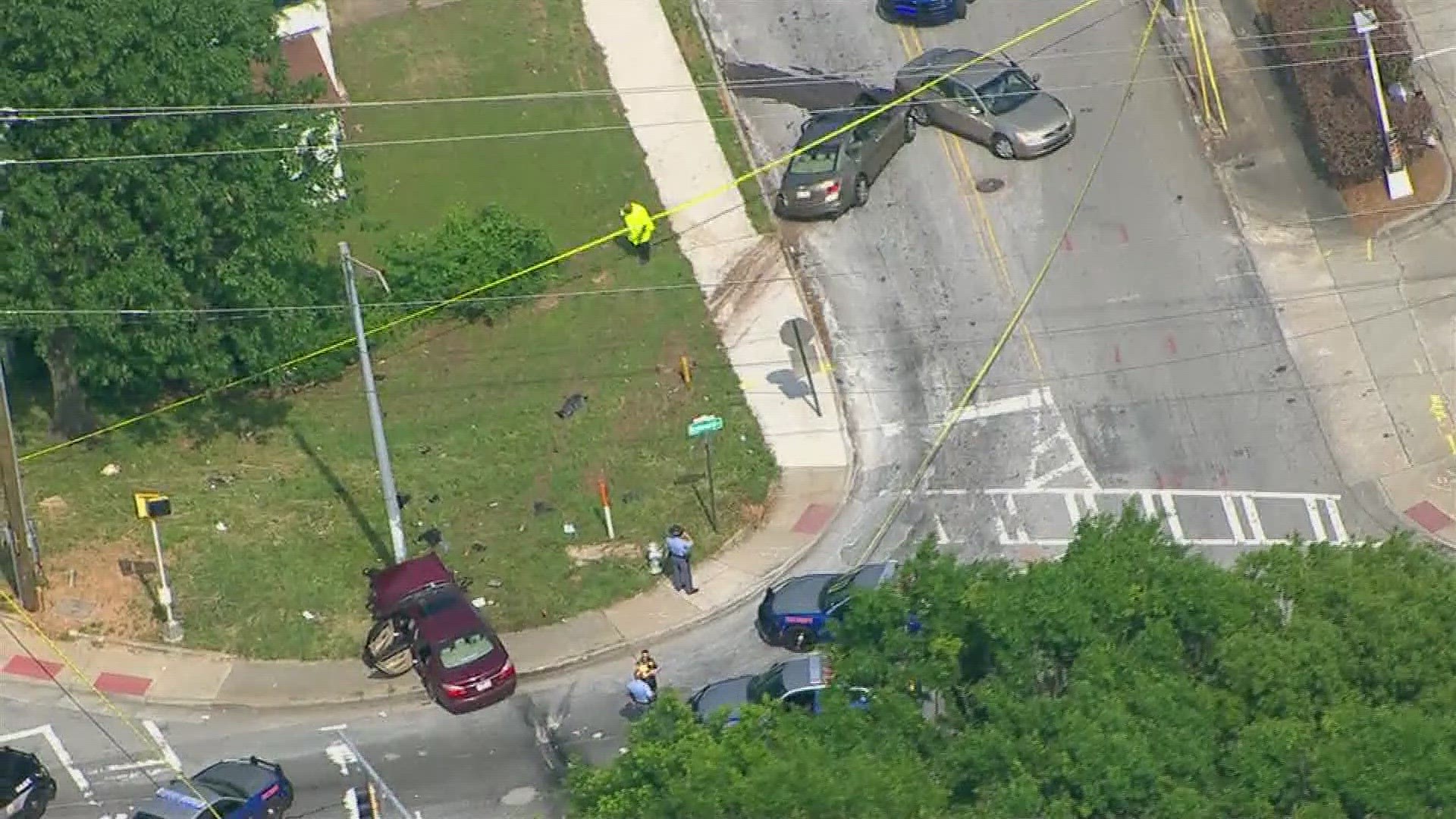 A Georgia State Patrol trooper was involved in a shooting Wednesday afternoon at a BP gas station across the street from an Atlanta Fire Rescue station.