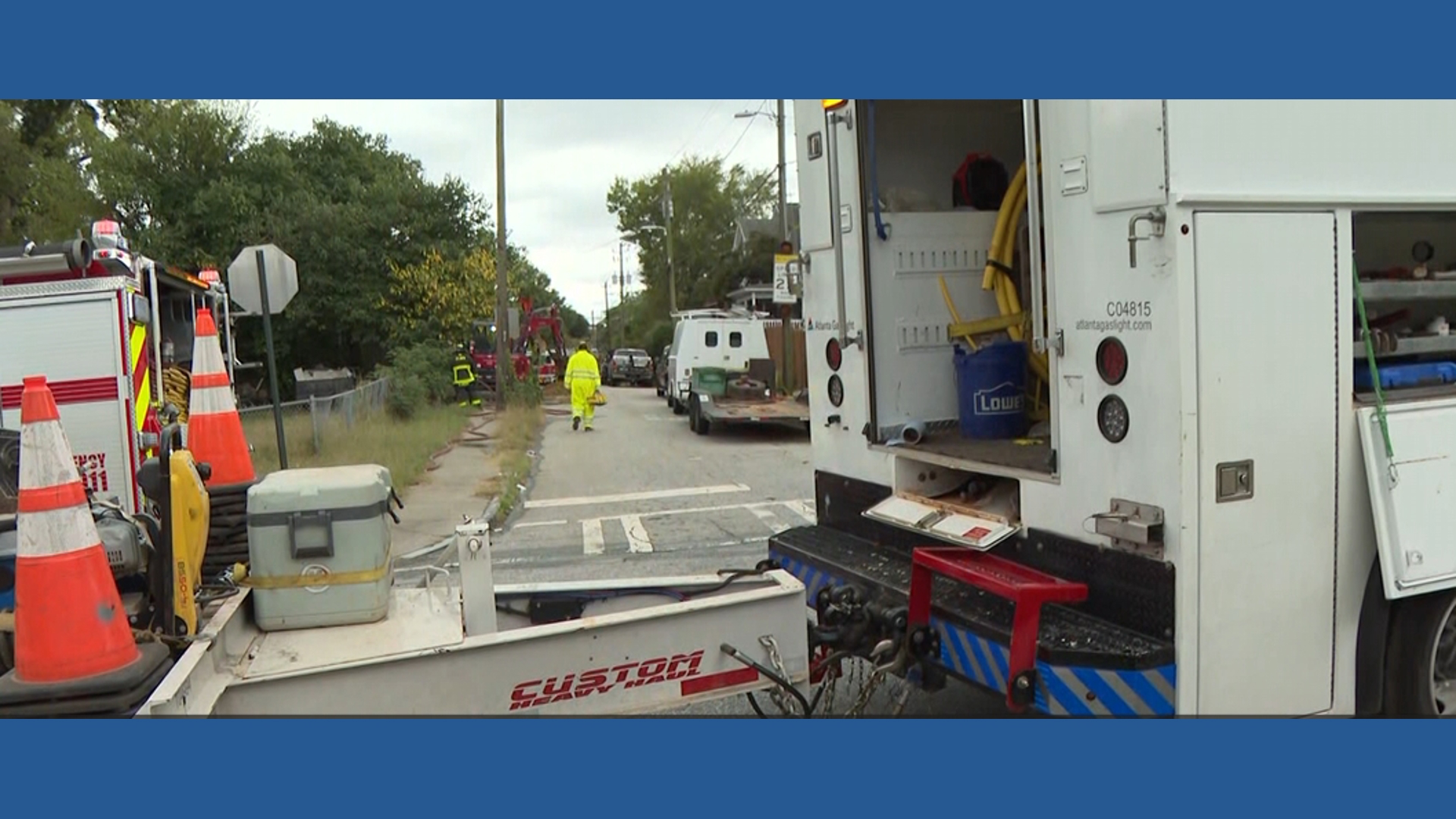 Gas leak in Atlanta: Crews repair damaged line on Welch Street ...