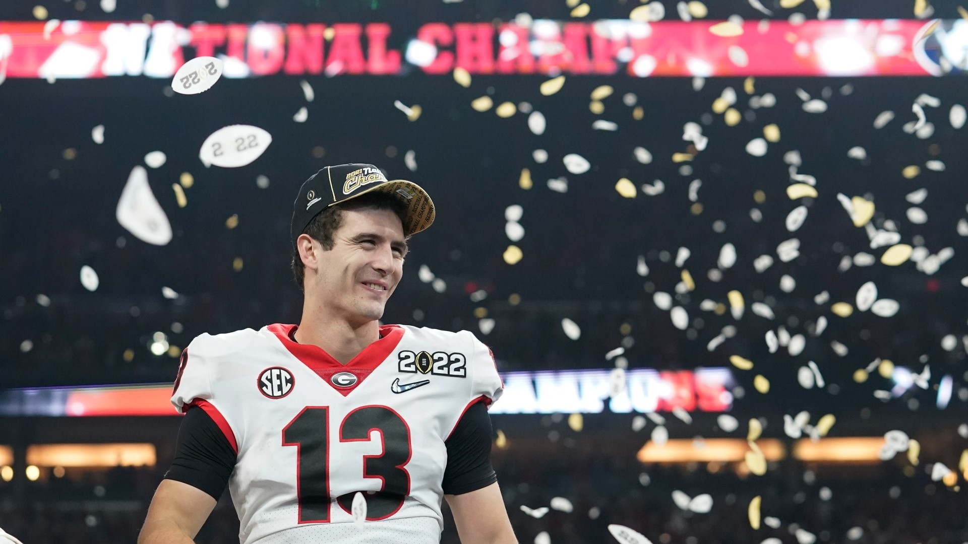 We spoke to his proud mom right after the College Football Playoff National Championship Game.