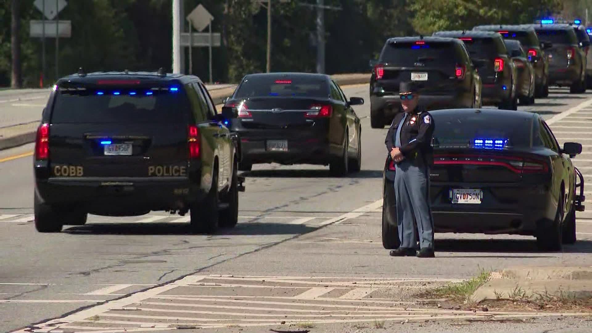 Cobb County sheriff deputy Marshall Ervin Jr. funeral | 11alive.com