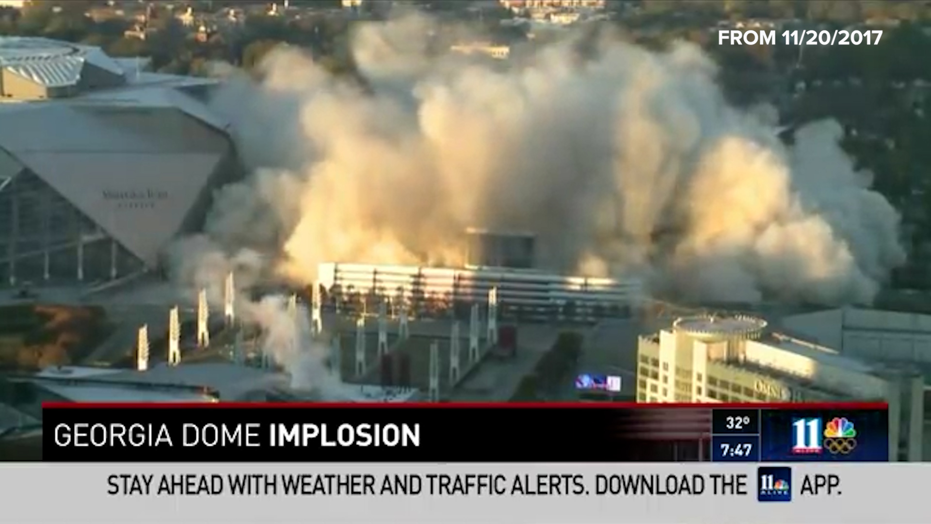 Watch part 2 of the 11Alive broadcast of the Georgia Dome implosion from 11/20/2017.