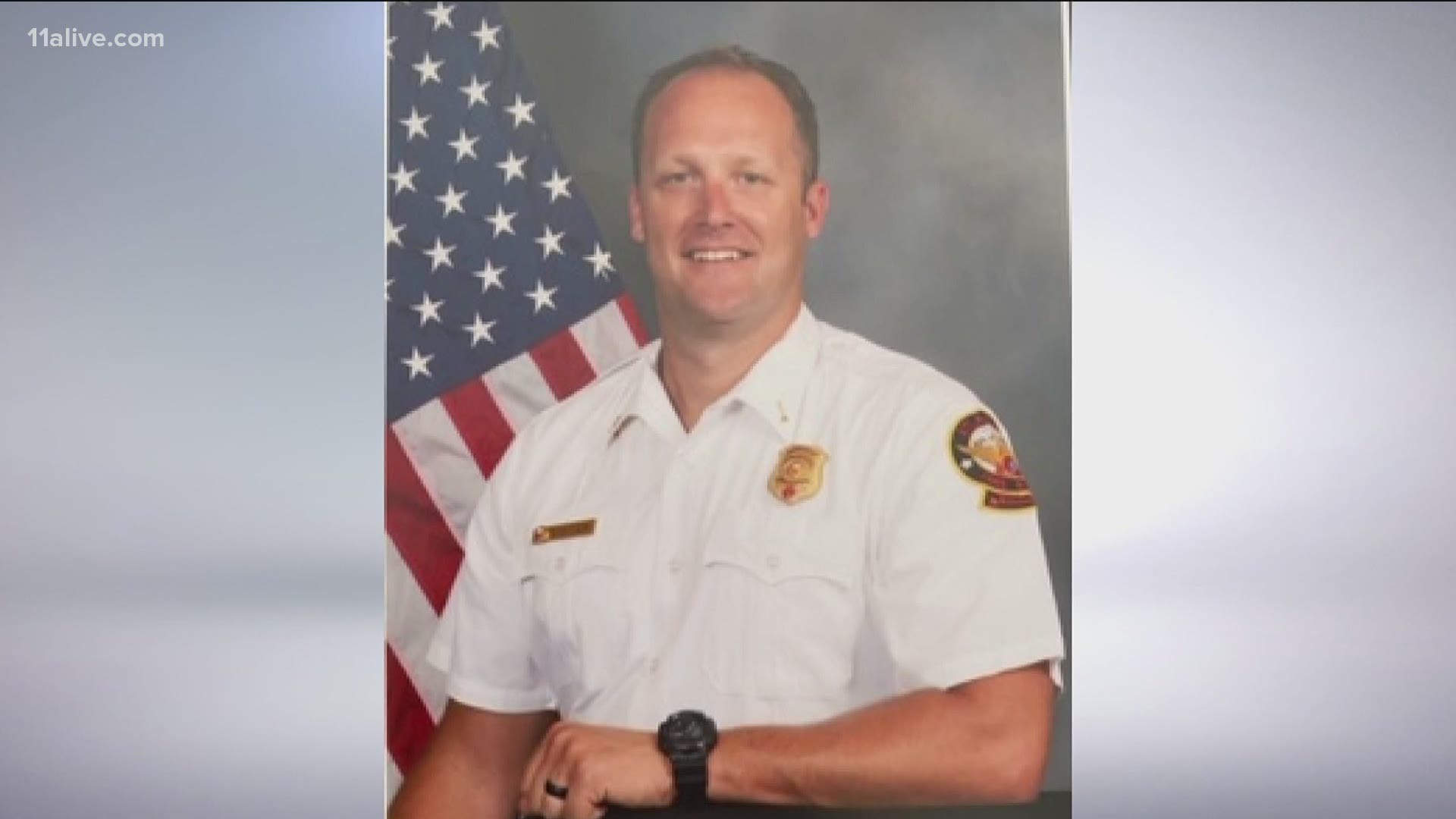 A former Atlanta firefighter who was suspended after entering a burning house alone in an attempt to save a 95-year-old woman has been hired in Johns Creek.