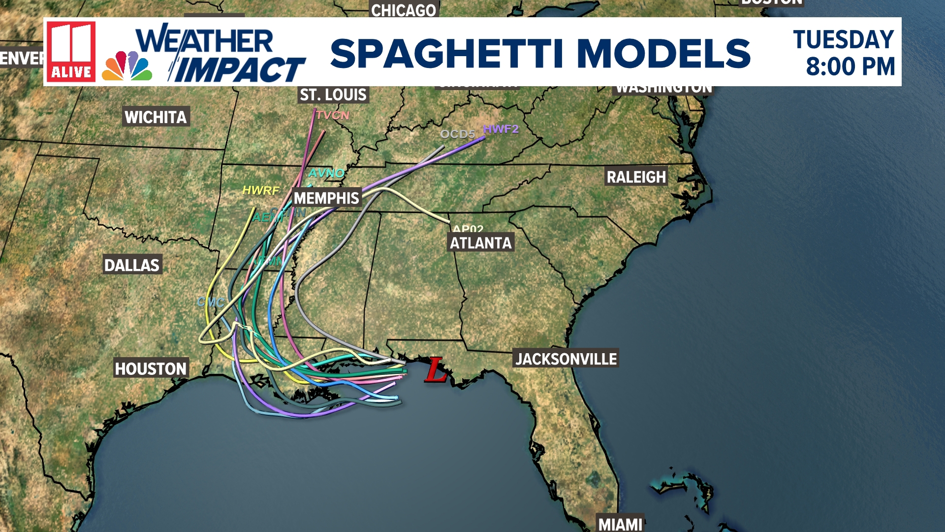 Potential tropical system developing in the Gulf | 11alive.com