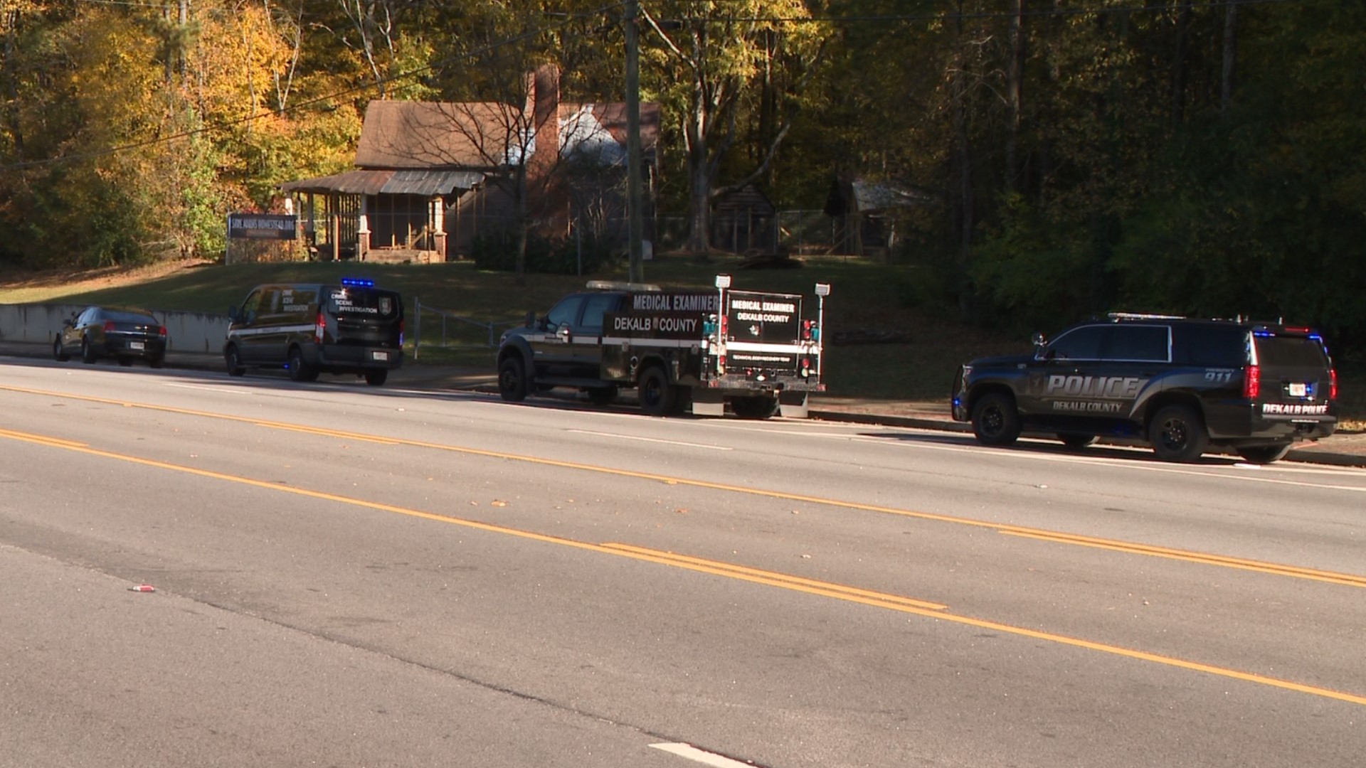 DeKalb County Police are investigating after they said human remains were found near a church in Tucker Friday afternoon.
