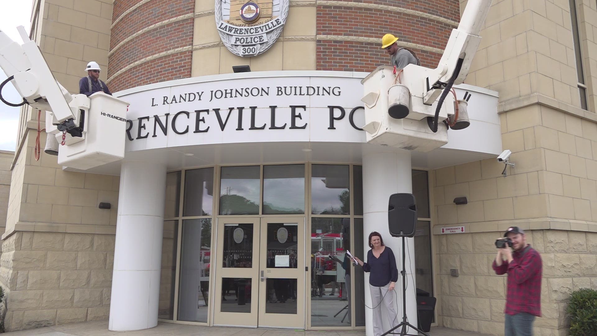 L. Randy Johnson was one of the longest-serving police chiefs in Lawrenceville. Now, the headquarters built during his tenure honors him.